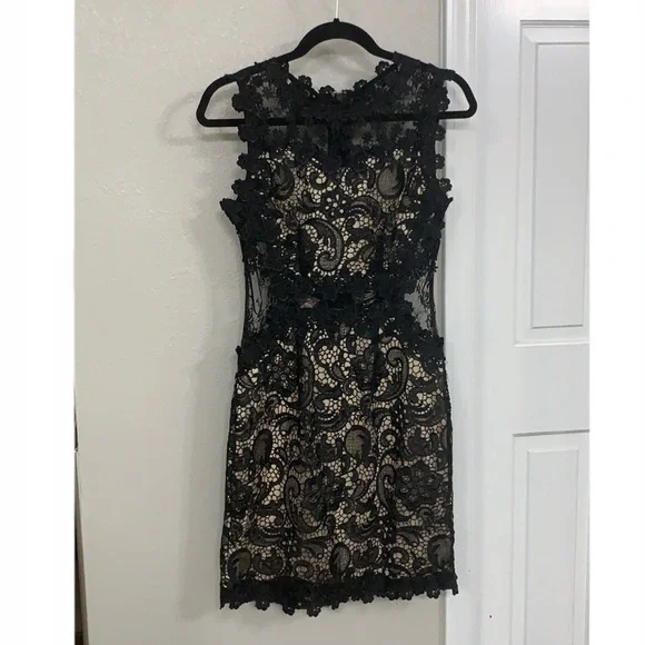 Soieblu | Dresses | Soieblu Black Lace And Mesh Short Dress | Poshmark Soieblu | Dresses | Soieblu Black Lace And Mesh Short Dress | Poshmark